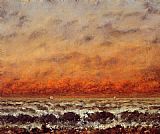 Seascape by Gustave Courbet